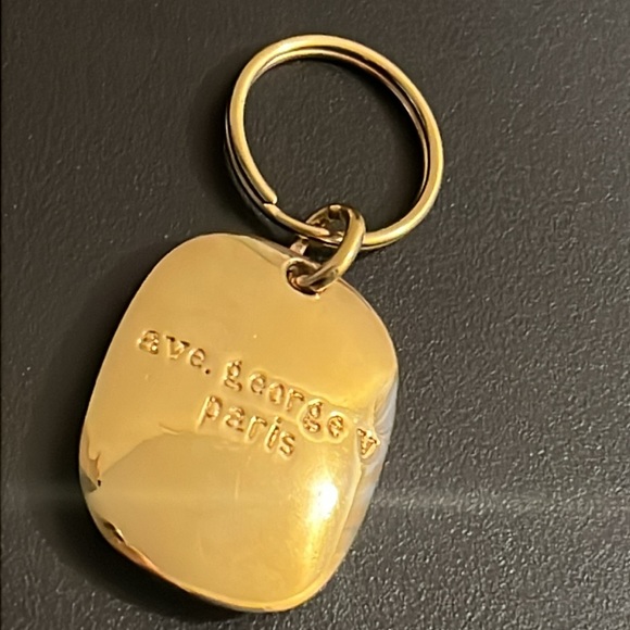 Rare Vintage Designer Givenchy Paris Logo Runway Key Tag Chain - Picture 7 of 16